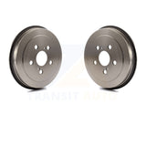 Rear Brake Drums Pair For Toyota Corolla Prius Celica