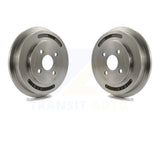 Rear Brake Drums Pair For Chevrolet Cobalt Pontiac G5 With 4 Lug Wheels