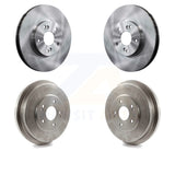 [Front+Rear] 1999-2001 Honda Odyssey Premium OE Brake Rotor Drums Kit For Max Braking