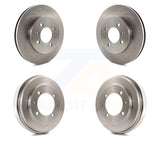 Front Rear Disc Brake Rotors Drums Kit For Mitsubishi Lancer ES