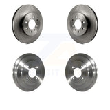 Front Rear Disc Brake Rotors Drums Kit For Honda Fit