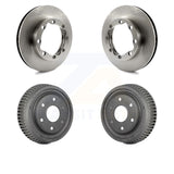Front Rear Brake Rotor Drum Kit For 98-99 Chevrolet Tahoe 4WD with DIESEL engine