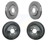 Front Rear Brake Rotors Drum Kit For Dodge Chrysler Town & Country Grand Caravan