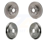 Front Rear Disc Brake Rotors Drums Kit For 2000-2001 Toyota Celica GT