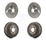 Front Rear Disc Brake Rotors Drums Kit For Ford Taurus Mercury Sable