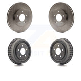 Front Rear Disc Brake Rotors Drums Kit For Chevrolet Lumina Monte Carlo