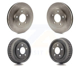 [Front+Rear] 1995 Chevrolet Lumina Monte Carlo Premium OE Brake Rotor Drums Kit For Max Braking