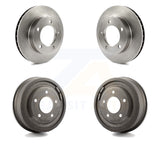 Front Rear Disc Brake Rotors Drums Kit For Ford F-150 Bronco