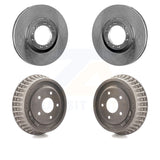 Front Rear Disc Brake Rotors Drums Kit For Chevrolet Camaro Pontiac Firebird