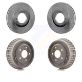 Front Rear Disc Brake Rotors Drums Kit For Chevrolet Camaro Pontiac Firebird