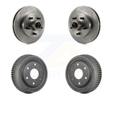 Front Rear Disc Brake Rotors Drums Kit For GMC Yukon RWD