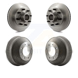 Front Rear Brake Rotors Drum Kit For Chevrolet C2500 Express 2500 C1500 Suburban
