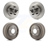 Front Rear Disc Brake Rotors Drums Kit For C1500 Chevrolet GMC