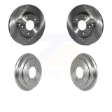 Front Rear Disc Brake Rotors Drums Kit For Hyundai Elantra Venue