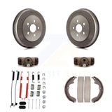 Rear Brake Drum Shoes Spring & Cylinder Kit (6Pc) For Toyota Matrix Pontiac Vibe