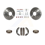 [Rear] 2008-2010 Hyundai Elantra Premium OE Brake Drum & Shoes Spring Kit For Max Braking