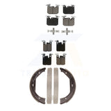 Front Rear Ceramic Brake Pads Parking Shoes Kit For BMW 428i 330i xDrive 335i M4