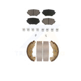 Front Rear Ceramic Brake Pads And Drum Shoes Kit For Suzuki XL-7 Grand Vitara