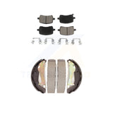 Front Rear Ceramic Brake Pads And Drum Shoes Kit For Chevrolet HHR