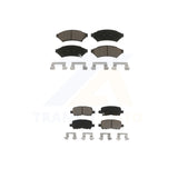 Front Rear Ceramic Brake Pads Kit For Pontiac Grand Prix Buick LaCrosse Allure