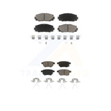 Front Rear Ceramic Brake Pads Kit For Toyota Prius Corolla Lexus CT200h Prime