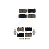 Front Rear Ceramic Brake Pads Kit For Dodge Charger Chrysler 300 Challenger Jeep