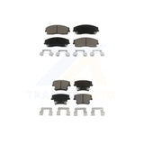 Front Rear Ceramic Brake Pads Kit For Dodge Charger Chrysler 300 Challenger