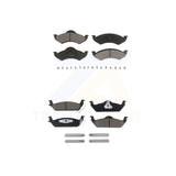 Front Rear Ceramic Brake Pads Kit For 2002 Dodge Dakota