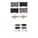 Front Rear Ceramic Brake Pads Kit For Hyundai Genesis