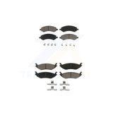 Front Rear Ceramic Brake Pads Kit For Ram 1500 Dodge Classic Durango Chrysler