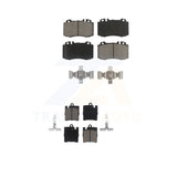 Front Rear Ceramic Brake Pads Kit For Mercedes-Benz C230 C320 SLK350 C350