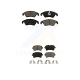 Front Rear Ceramic Brake Pads Kit For Audi A6 Quattro A7