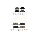 Front Rear Ceramic Brake Pads Kit For 2002 Chevrolet Prizm
