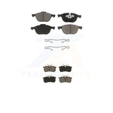 Front Rear Ceramic Brake Pads Kit For Ford Focus