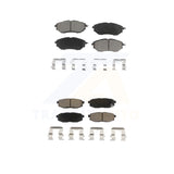 Front Rear Ceramic Brake Pads Kit For Subaru Forester Outback Legacy Tribeca B9