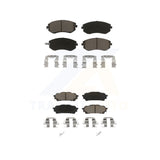 Front Rear Ceramic Brake Pads Kit For Subaru Forester Impreza Saab 9-2X