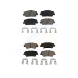 Front Rear Ceramic Brake Pads Kit For Hyundai Genesis Coupe