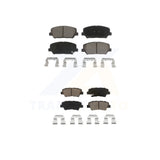 Front Rear Ceramic Brake Pads Kit For Kia Forte Forte5 Koup