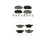 Front Rear Ceramic Brake Pads Kit For Honda Civic