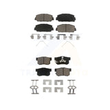 Front Rear Ceramic Brake Pads Kit For 2013-2018 Acura RDX