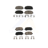 Front Rear Ceramic Brake Pads Kit For Acura RLX