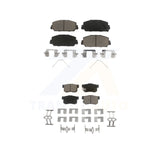 Front Rear Ceramic Brake Pads Kit For 2016-2022 Acura ILX
