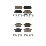 Front Rear Ceramic Brake Pads Kit For Honda Accord