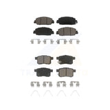 Front Rear Ceramic Brake Pads Kit For Honda Accord