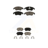 Front Rear Ceramic Brake Pads Kit For Audi Q5 A4 Quattro A5 allroad S5