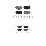 Front Rear Ceramic Brake Pads Kit For Chevrolet Cobalt Malibu Saturn Ion HHR G6