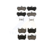 Front Rear Ceramic Brake Pads Kit For Porsche Cayenne Volkswagen Touareg