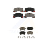 Front Rear Ceramic Brake Pads Kit For Porsche Macan