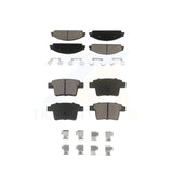 Front Rear Ceramic Brake Pads Kit For Ford Five Hundred Freestyle Taurus Mercury