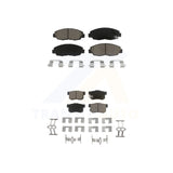 Front Rear Ceramic Brake Pads Kit For Honda Civic Accord Acura EL